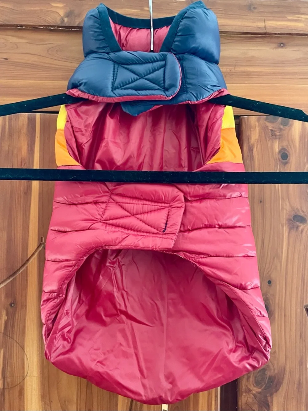 NWOT Fab Dog Colorblock Puffer Vest